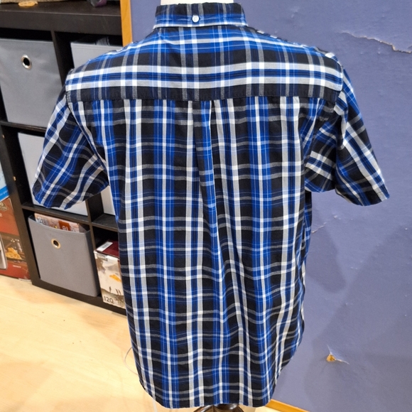 Stussy short sleeve plaid button down shirt Large - Picture 4 of 7